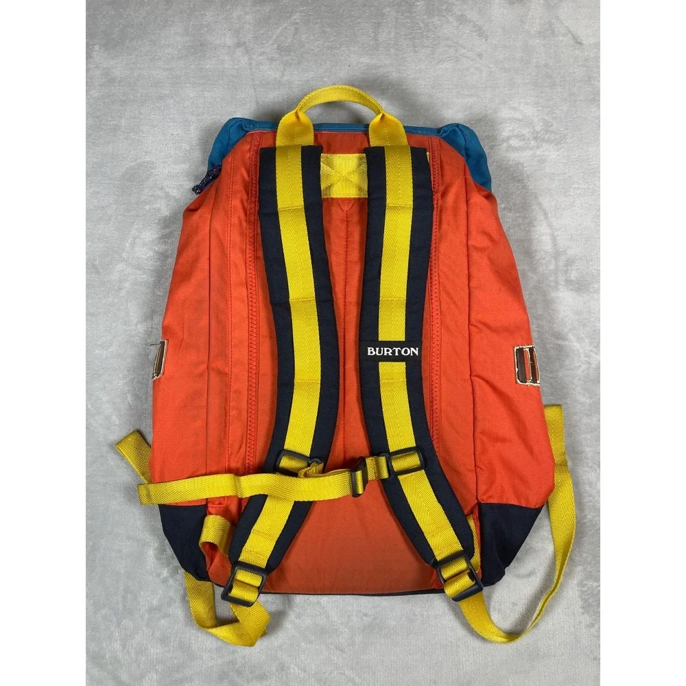 Burton Tinder Backpack 25L Orange Blue Yellow Rucksack Laptop Daypack Hiking
